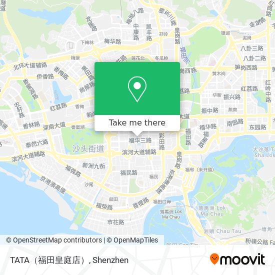 TATA（福田皇庭店） map