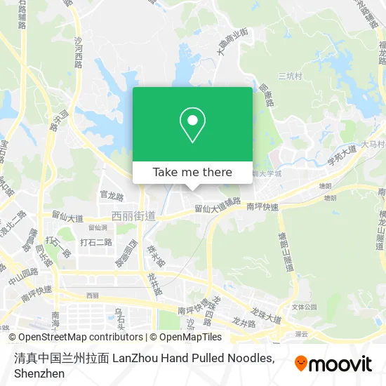 清真中国兰州拉面 LanZhou Hand Pulled Noodles map