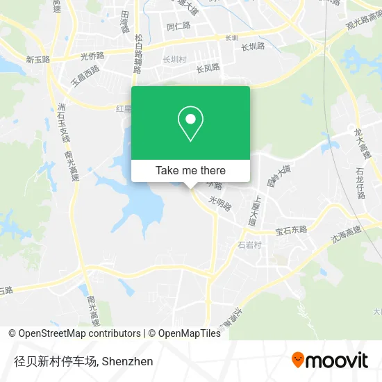 径贝新村停车场 map