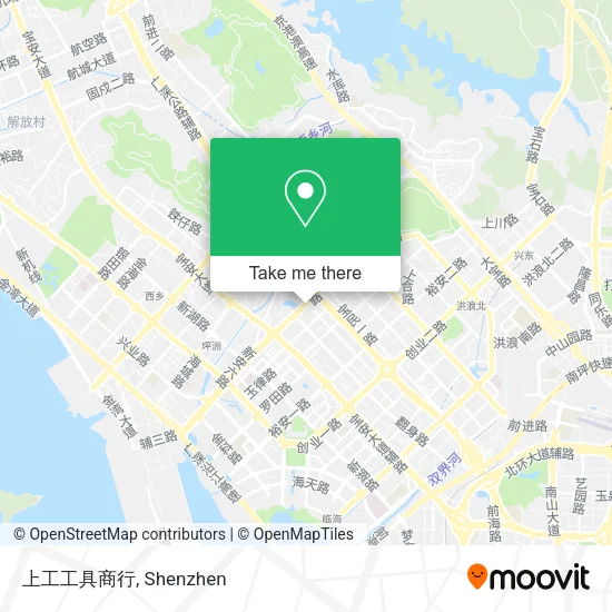 上工工具商行 map