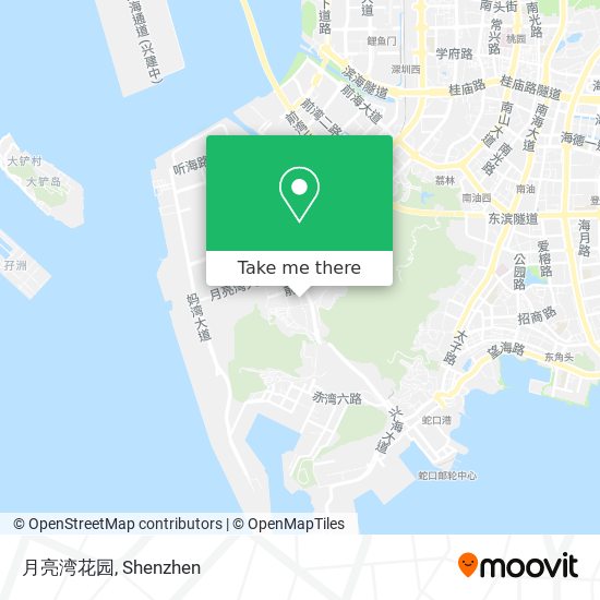 月亮湾花园 map
