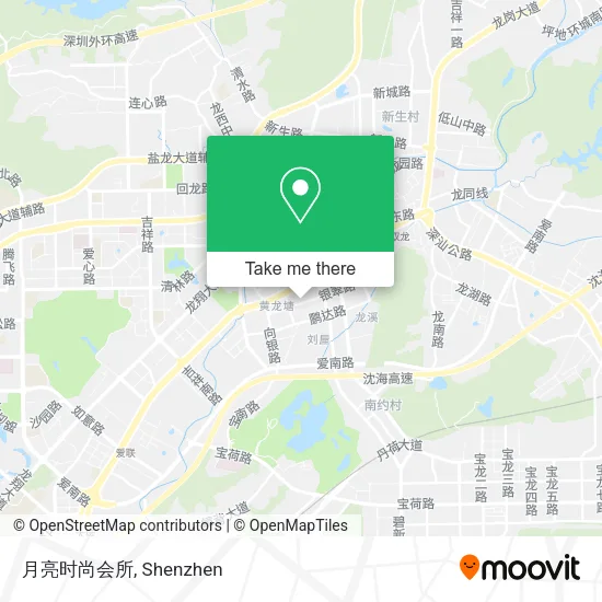 月亮时尚会所 map