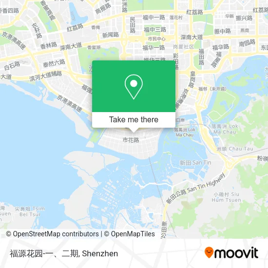 福源花园-一、二期 map