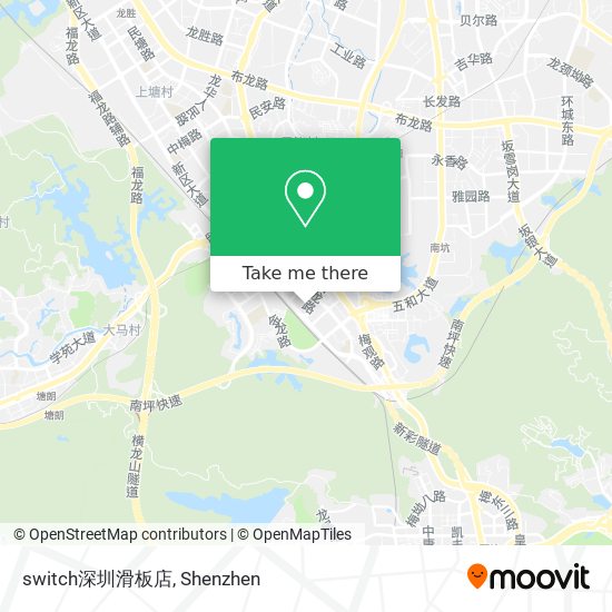 switch深圳滑板店 map