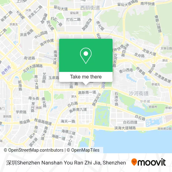 深圳Shenzhen Nanshan You Ran Zhi Jia map