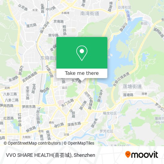 VVO SHARE HEALTH(喜荟城) map