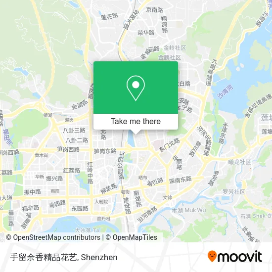 手留余香精品花艺 map