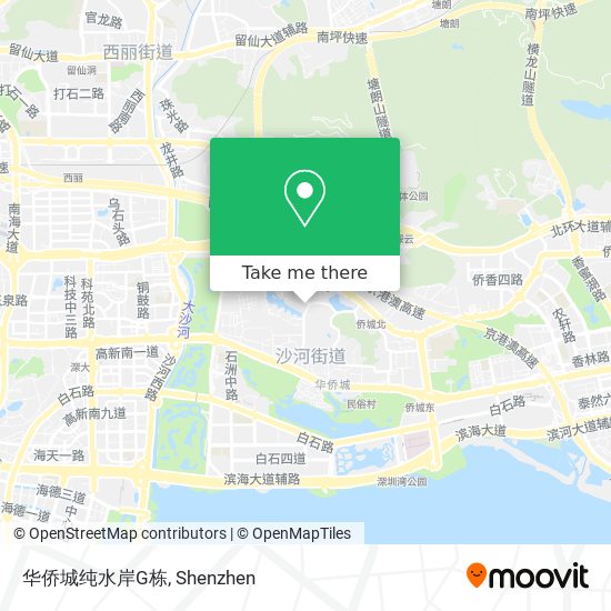 华侨城纯水岸G栋 map
