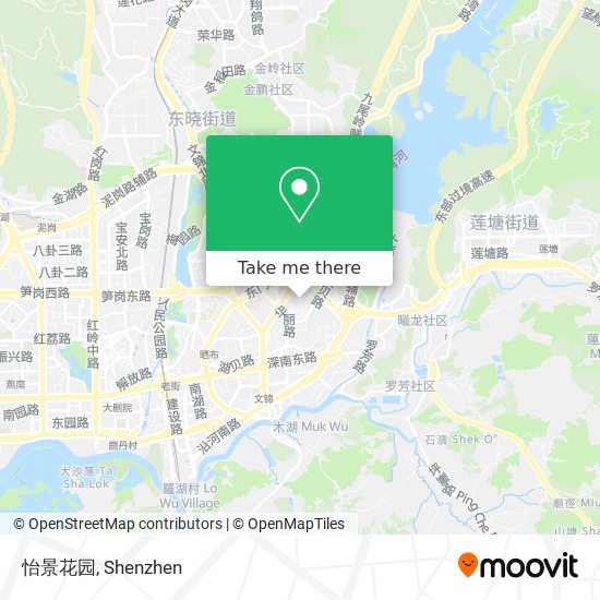 怡景花园 map