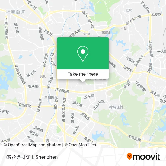 懿花园-北门 map