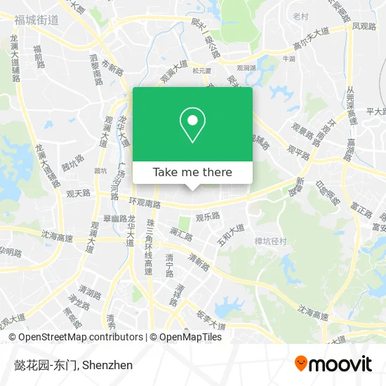 懿花园-东门 map