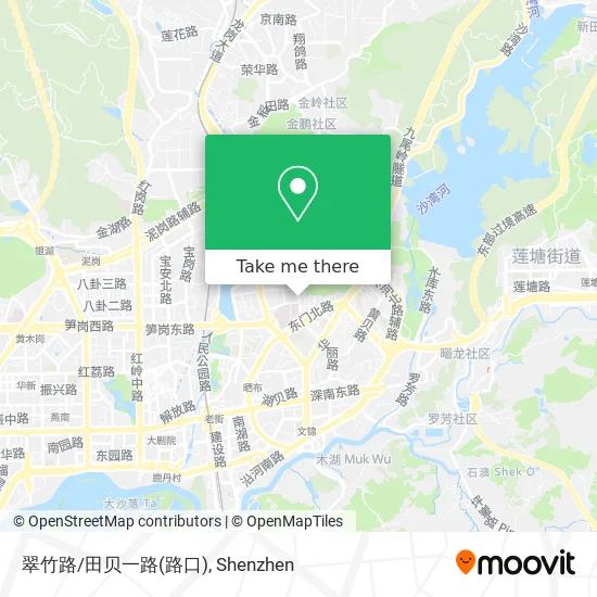 翠竹路/田贝一路(路口) map