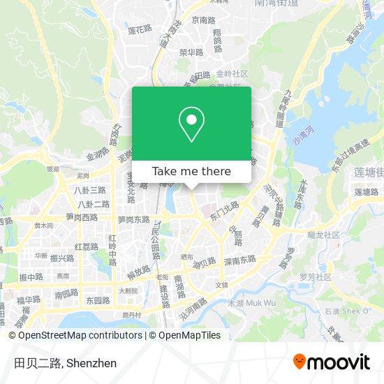 田贝二路 map