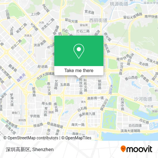 深圳高新区 map
