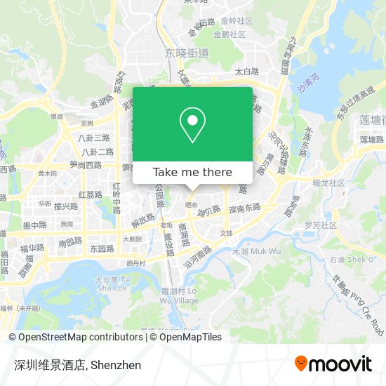 深圳维景酒店 map