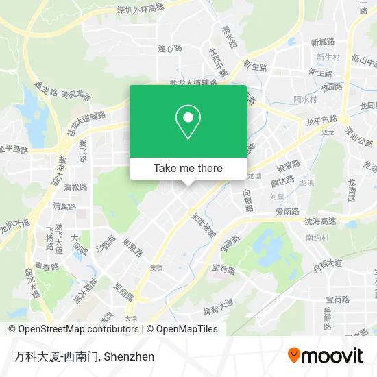 万科大厦-西南门 map