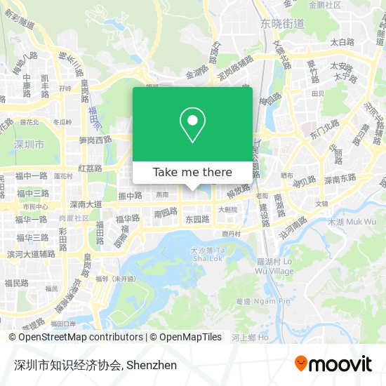 深圳市知识经济协会 map