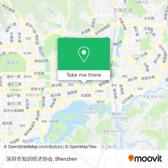 深圳市知识经济协会 map