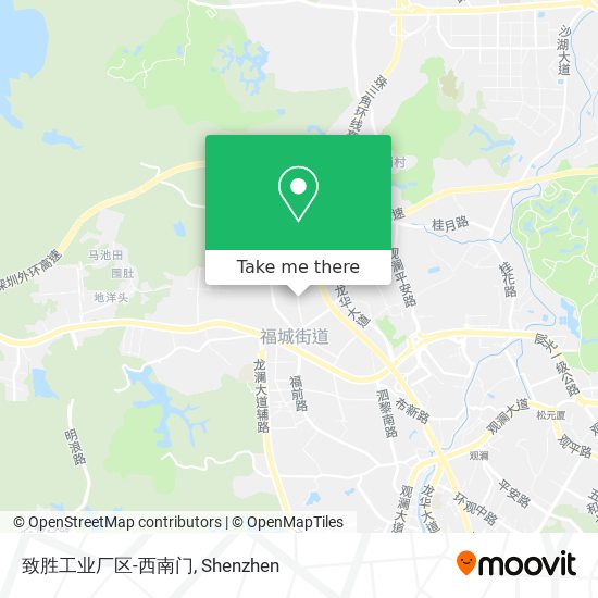 致胜工业厂区-西南门 map