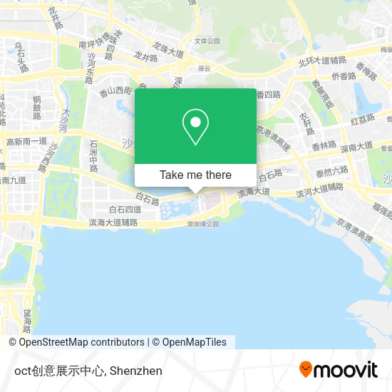 oct创意展示中心 map