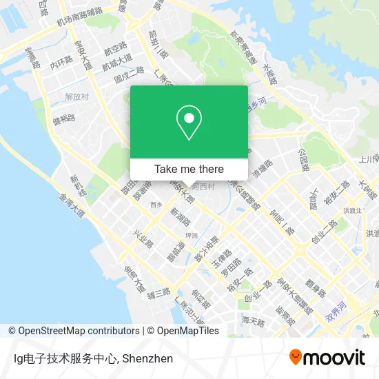 lg电子技术服务中心 map