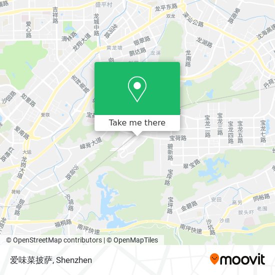 爱味菜披萨 map