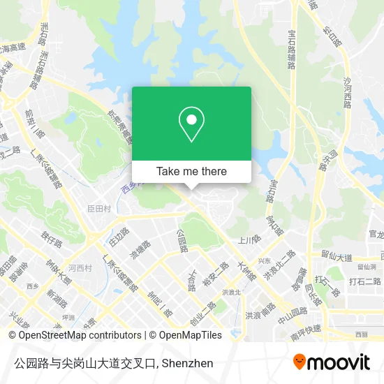 公园路与尖岗山大道交叉口 map