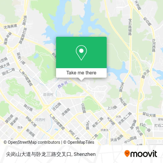 尖岗山大道与卧龙三路交叉口 map