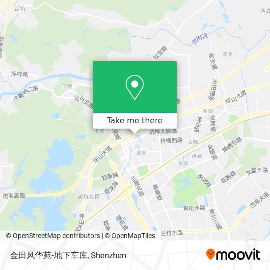金田风华苑-地下车库 map