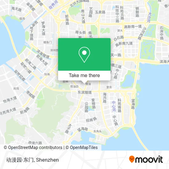 动漫园-东门 map