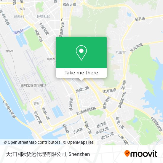 天汇国际货运代理有限公司 map