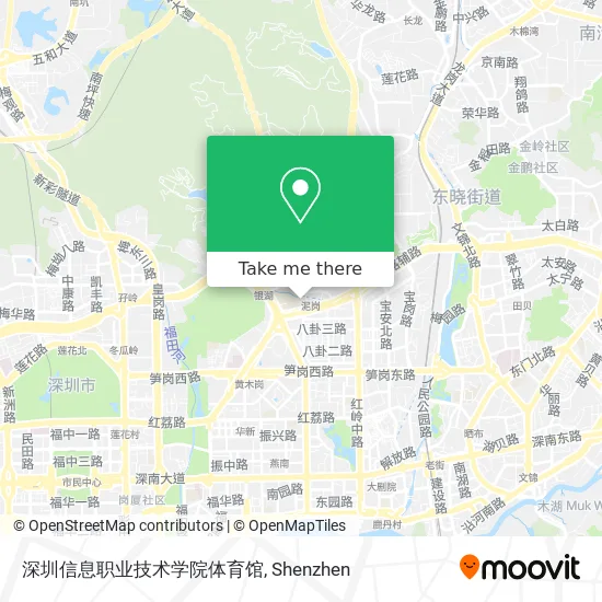 深圳信息职业技术学院体育馆 map