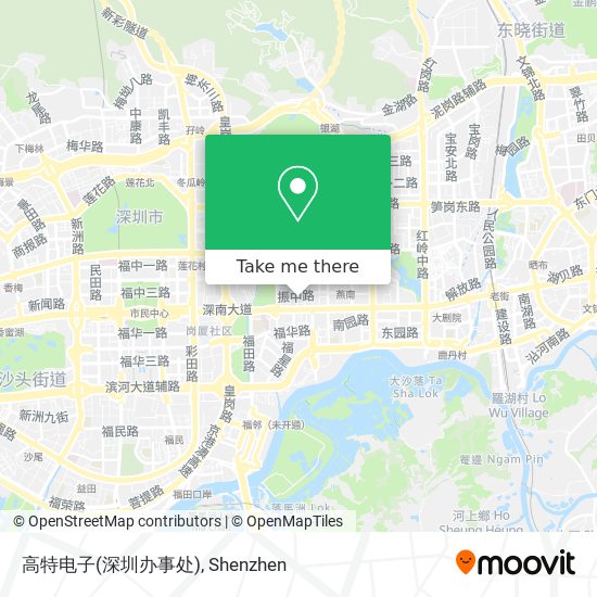 高特电子(深圳办事处) map