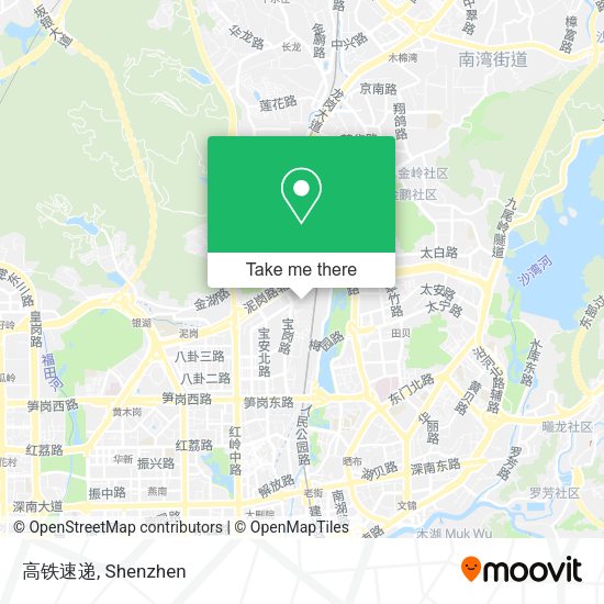 高铁速递 map
