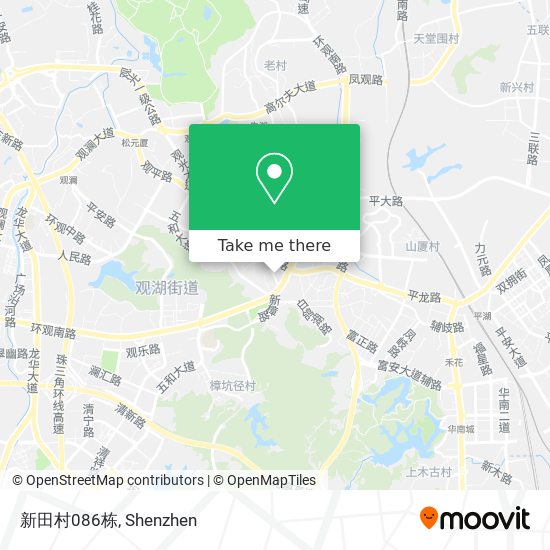 新田村086栋 map
