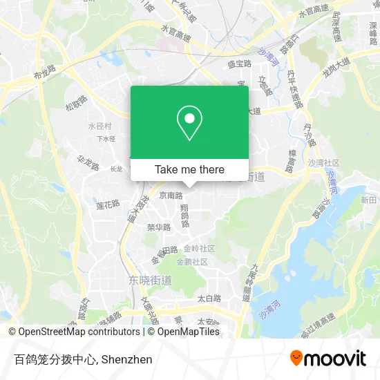 百鸽笼分拨中心 map