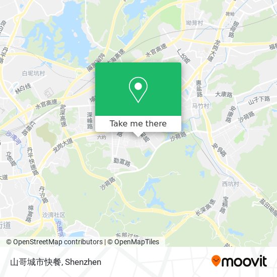山哥城市快餐 map