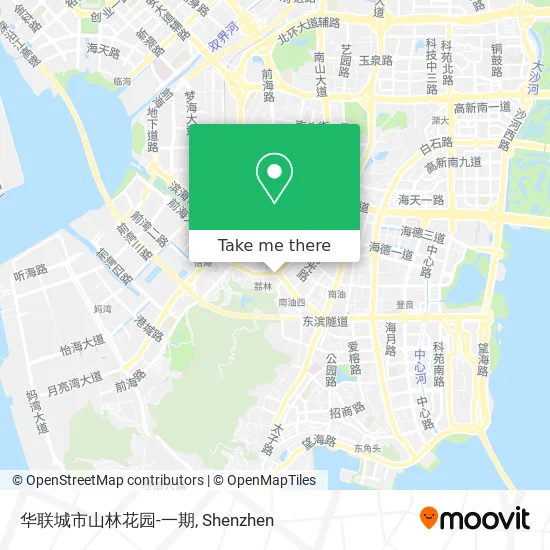 华联城市山林花园-一期 map