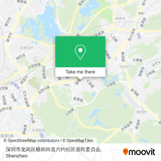 深圳市龙岗区横岗街道六约社区居民委员会 map