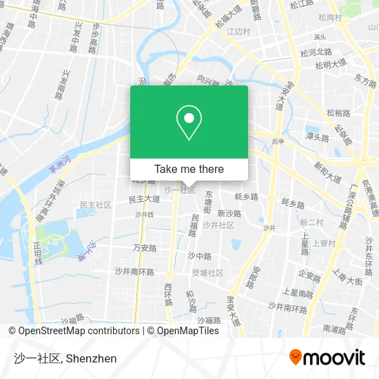 沙一社区 map
