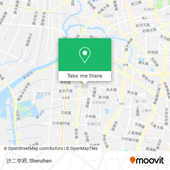 沙二华府 map