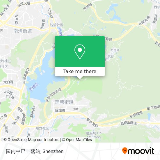 园内中巴上落站 map