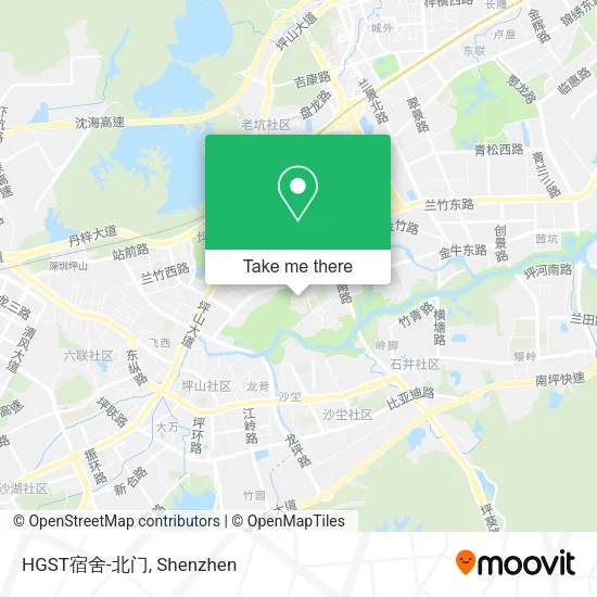 HGST宿舍-北门 map