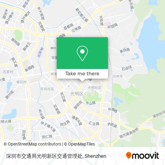 深圳市交通局光明新区交通管理处 map