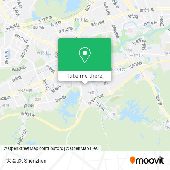 大窝岭 map