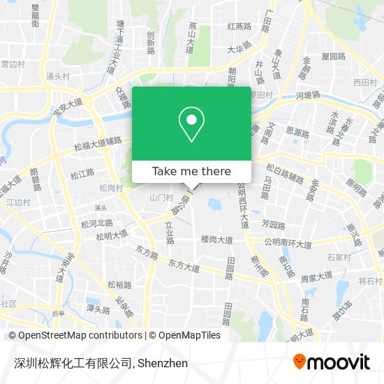 深圳松辉化工有限公司 map