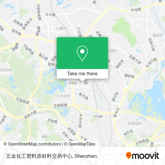 五金化工塑料原材料交易中心 map