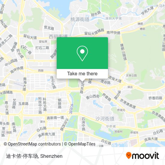 迪卡侬-停车场 map