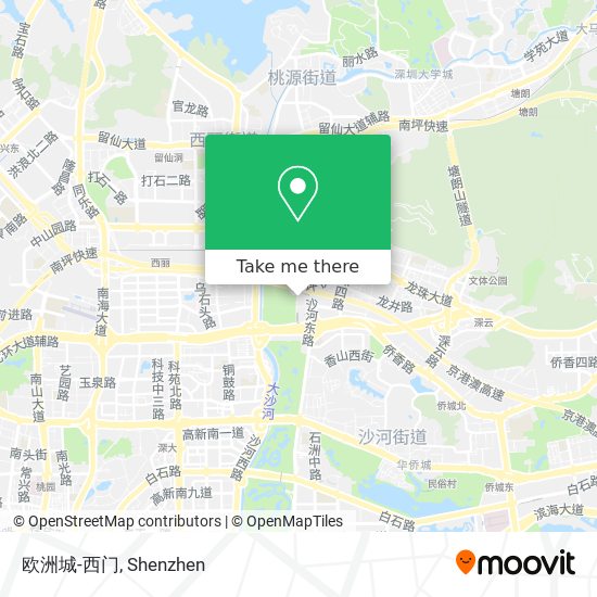 欧洲城-西门 map
