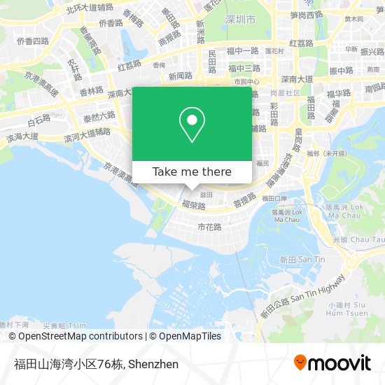 福田山海湾小区76栋 map